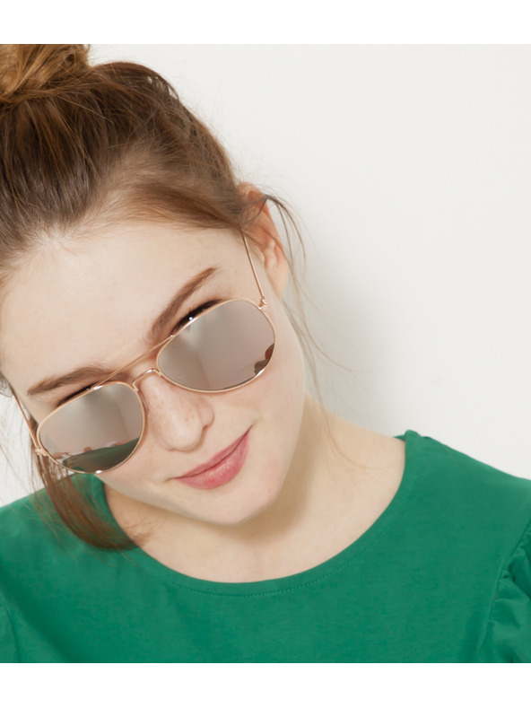 CAMAIEU Rožnata pilotska očala CAMAIEU