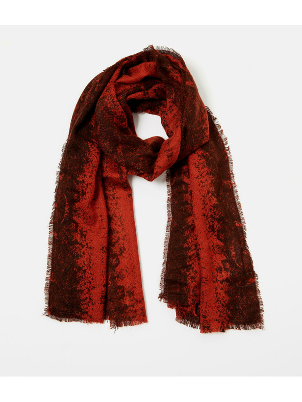 CAMAIEU Rdeče-črna šala CAMAIEU