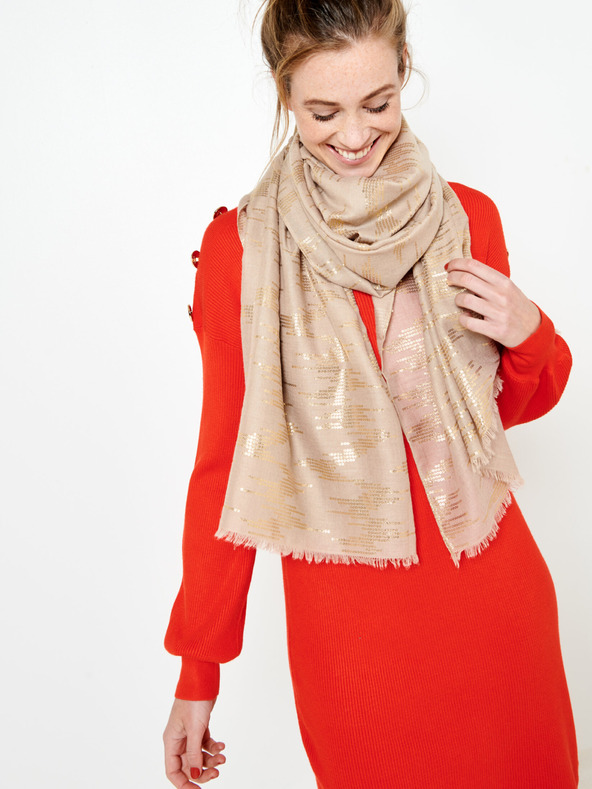 CAMAIEU Bež šal CAMAIEU