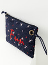 CAMAIEU Temno modra clutch torbica CAMAIEU