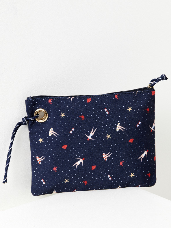 CAMAIEU Temno modra clutch torbica CAMAIEU