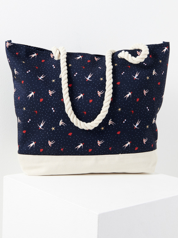 CAMAIEU Temno modra velika torbica CAMAIEU