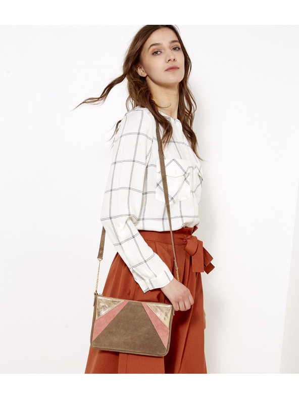 CAMAIEU Rjavo-rožnata torbica CAMAIEU