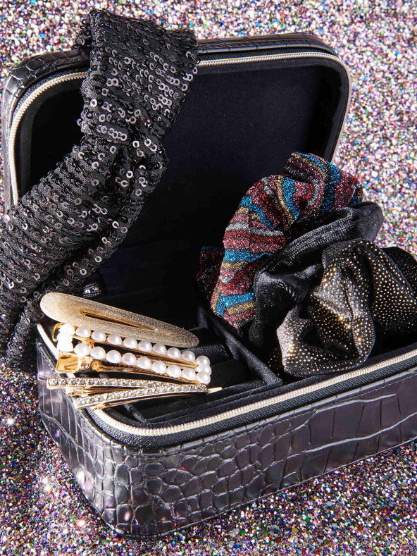 CAMAIEU Črna škatla za nakit CAMAIEU