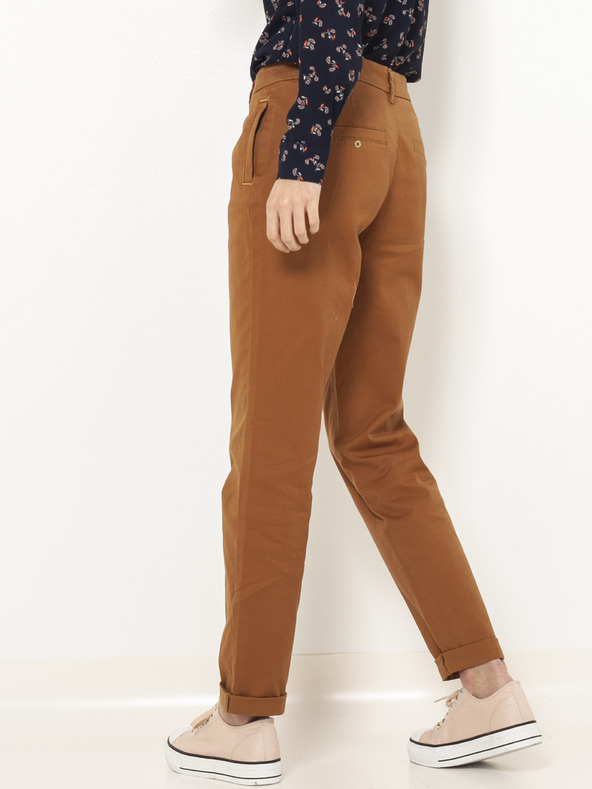 CAMAIEU Rjave hlače CAMAIEU