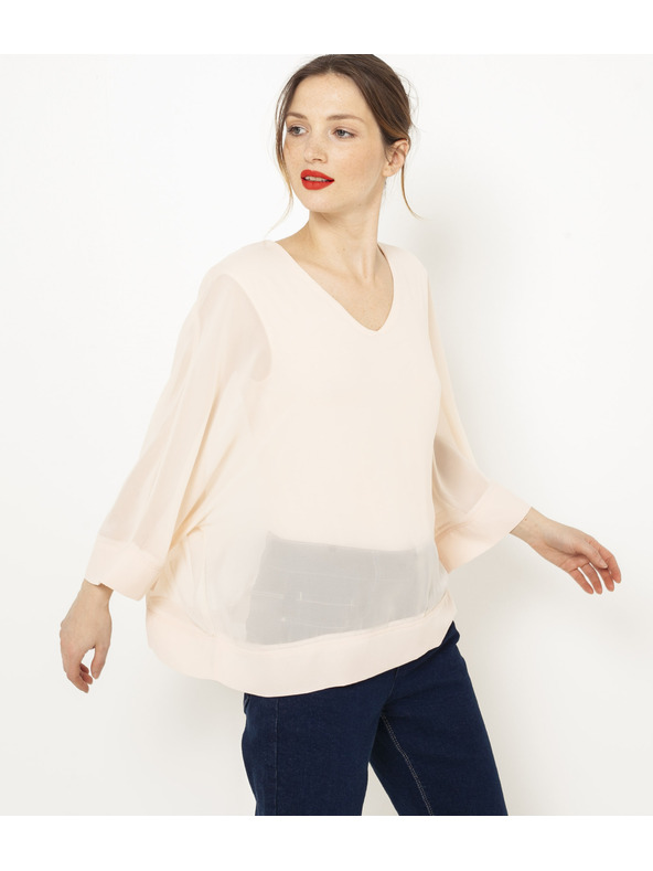 CAMAIEU Rožnata bluza CAMAIEU