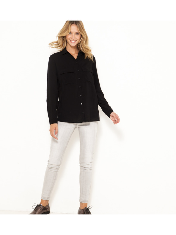 CAMAIEU Črna srajca CAMAIEU