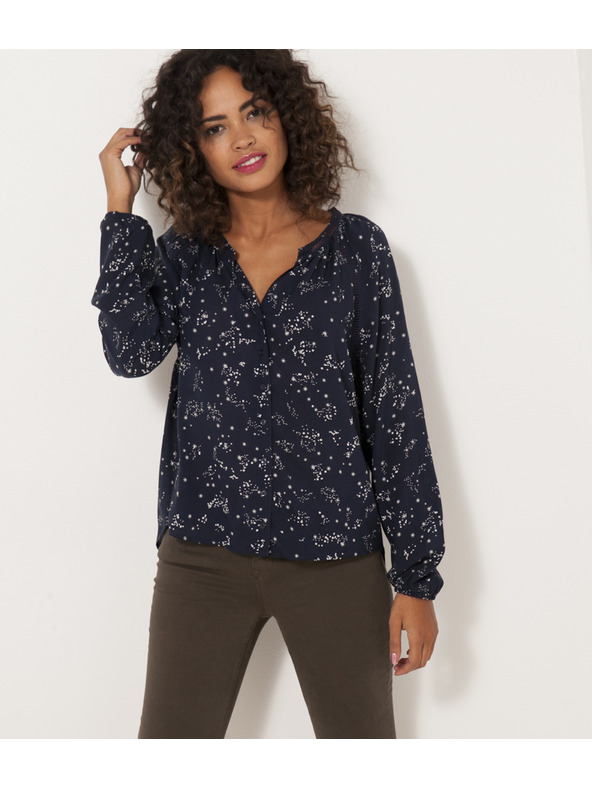 CAMAIEU Temno modra srajca CAMAIEU