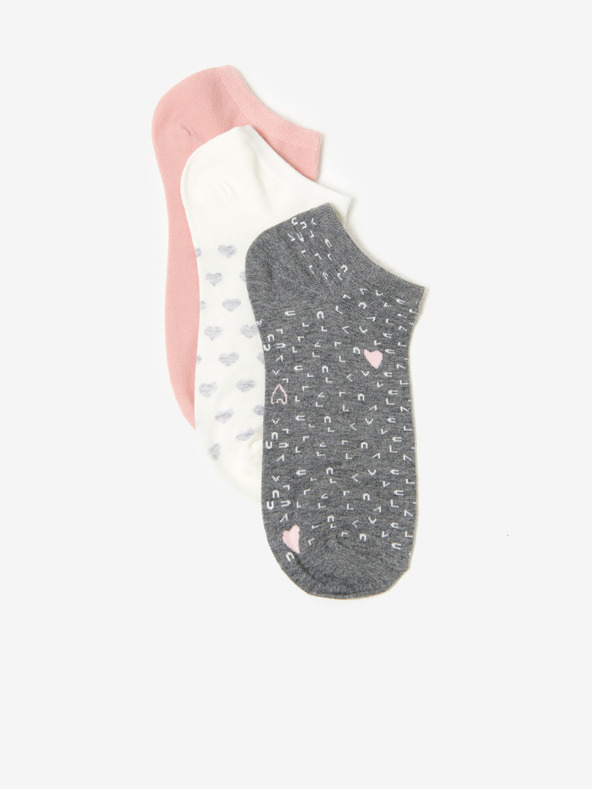 CAMAIEU Komplet treh nogavic CAMAIEU