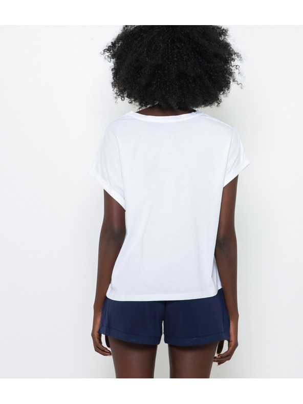 CAMAIEU Bela majica Friends CAMAIEU