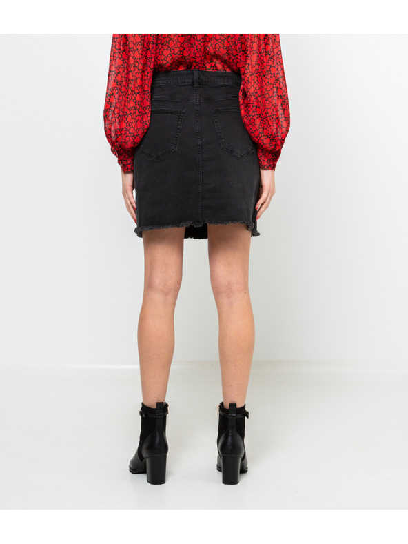 CAMAIEU Črna krila z gumbi CAMAIEU