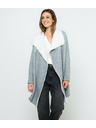 CAMAIEU Modro-bel kardigan CAMAIEU