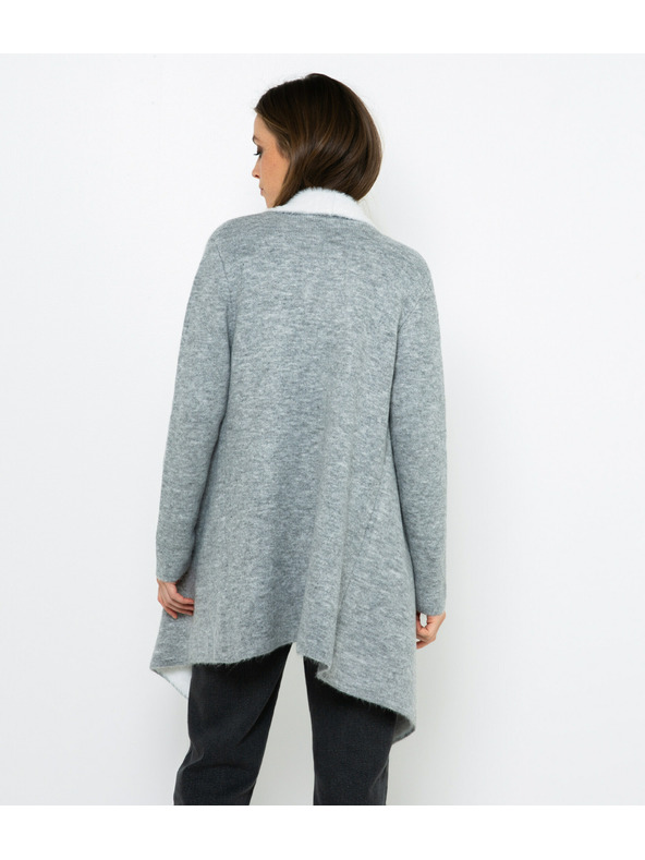 CAMAIEU Modro-bel kardigan CAMAIEU