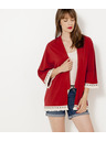 CAMAIEU Rdeče kimono CAMAIEU
