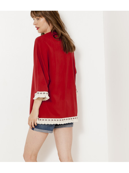 CAMAIEU Rdeče kimono CAMAIEU