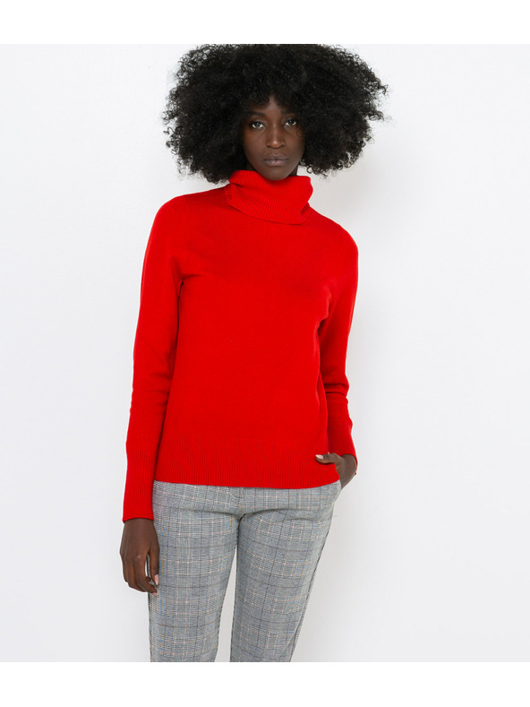 CAMAIEU Oranžen pulover CAMAIEU