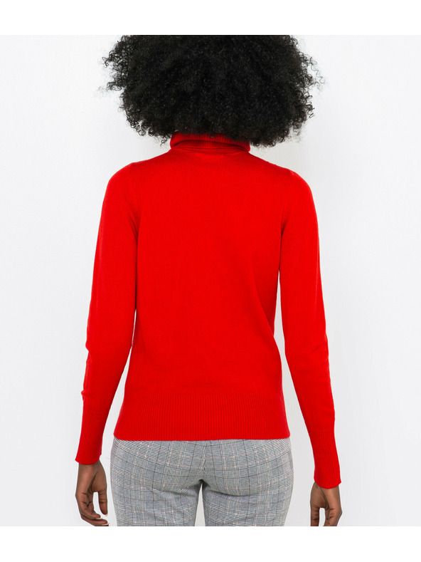 CAMAIEU Oranžen pulover CAMAIEU