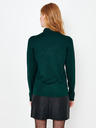 CAMAIEU Temno zelen pulover