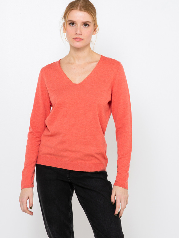 CAMAIEU Rdeč pulover CAMAIEU