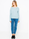 CAMAIEU Svetlo moder pulover CAMAIEU