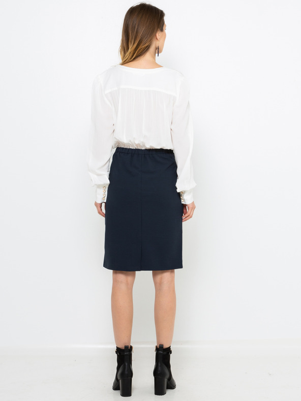 CAMAIEU Črno-bele obleke CAMAIEU