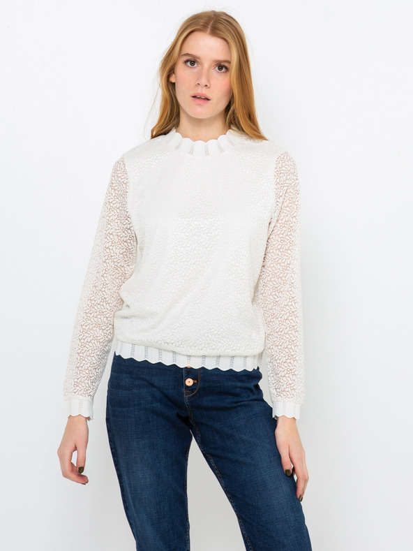 CAMAIEU Bela bluza CAMAIEU