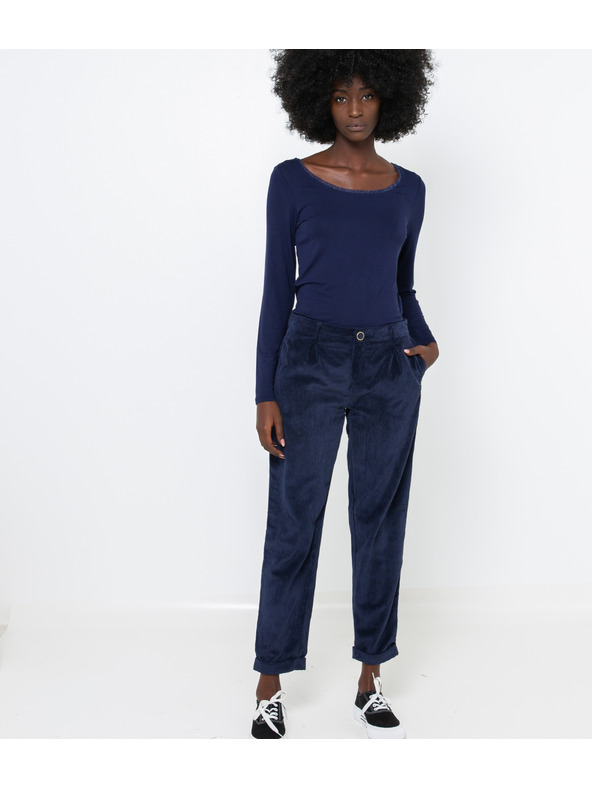 CAMAIEU Modra majica CAMAIEU