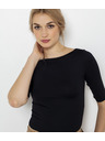 CAMAIEU Črna majica CAMAIEU