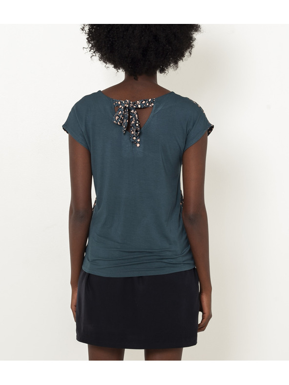 CAMAIEU Črna vzorčasta srajca CAMAIEU