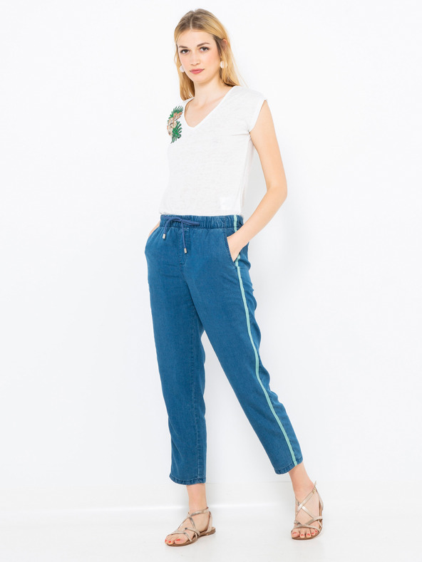 CAMAIEU Bela ženska majica CAMAIEU