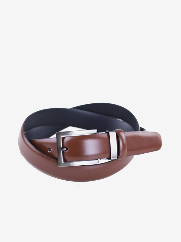 Zapana Rjav moški usnjeni pas Zapana Satyr