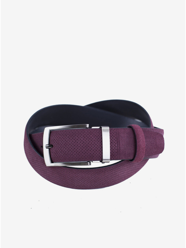 Zapana Vijolična Moški usnjeni pas Zapana Snake