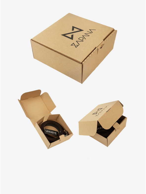 Zapana Vijolična Moški usnjeni pas Zapana Snake