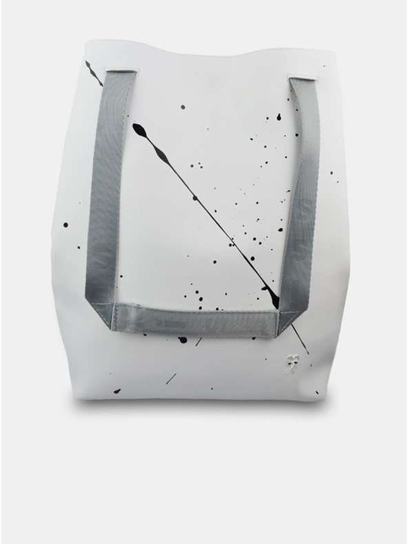 Xiss Ženski nahrbtnik z belim vzorcem Xiss Splashed White City Red