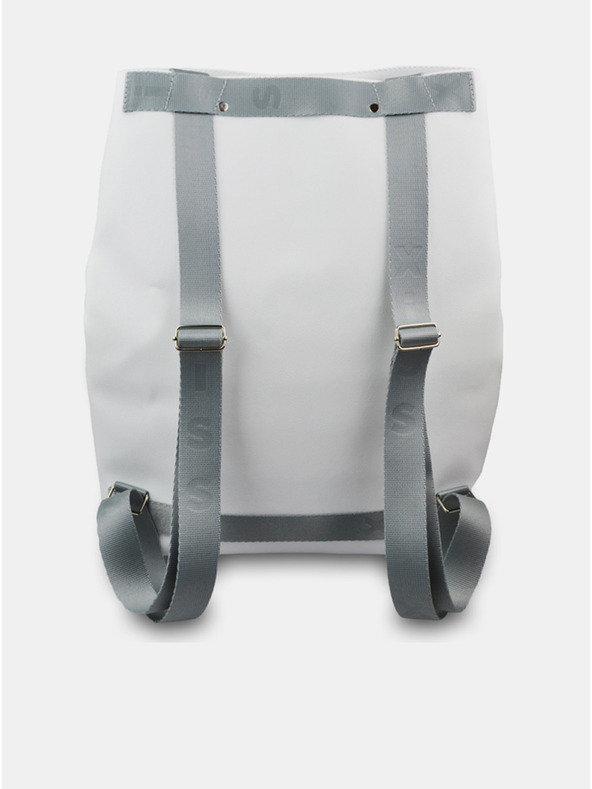 Xiss Ženski nahrbtnik z belim vzorcem Xiss Splashed White City Red