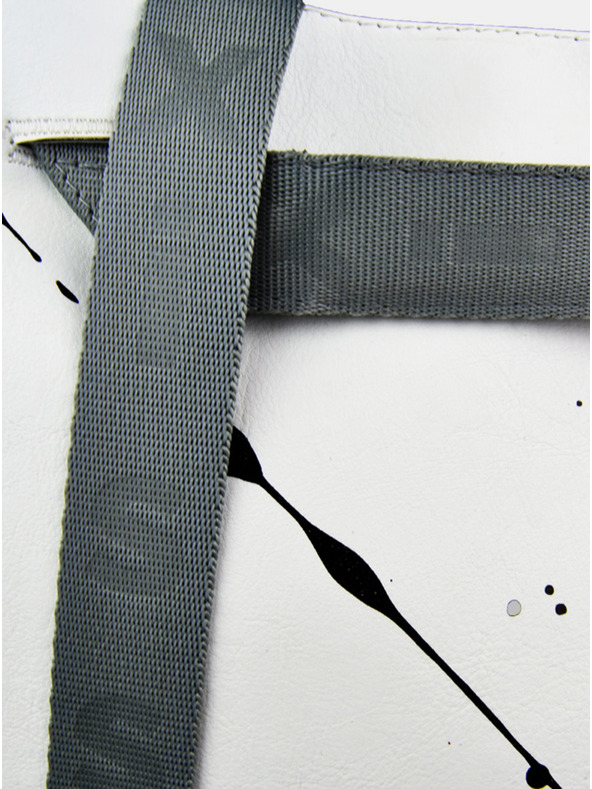 Xiss Ženski nahrbtnik z belim vzorcem Xiss Splashed White City Red