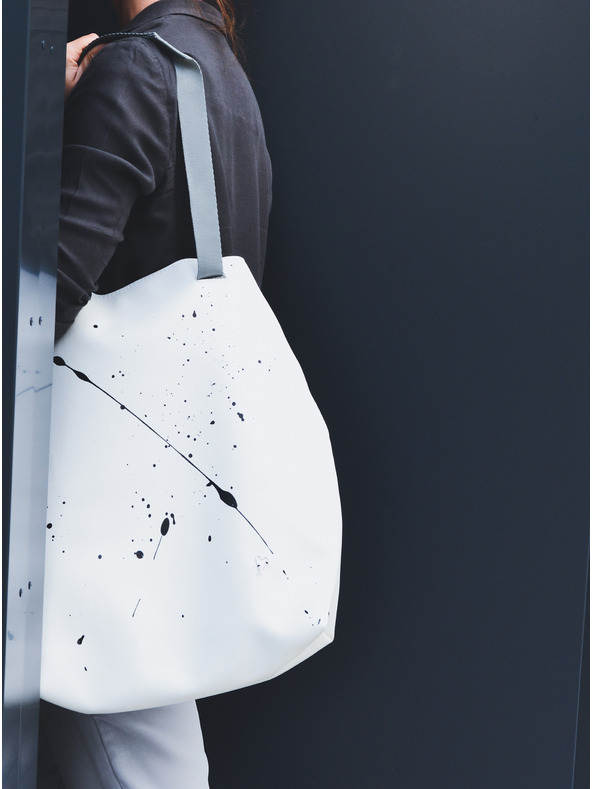 Xiss Ženski nahrbtnik z belim vzorcem Xiss Splashed White City Red