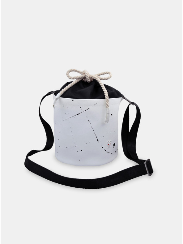 Xiss Bela ženska torbica Crossbody Kiss Mini White Splash