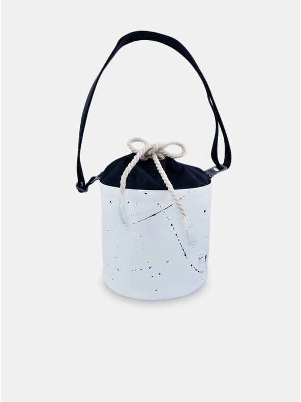 Xiss Bela ženska torbica Crossbody Kiss Mini White Splash