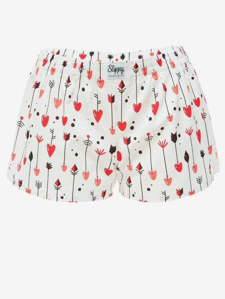 Slippsy Bele ženske kratke hlače Slippy Amor Girl