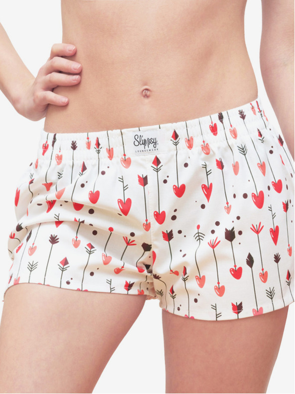 Slippsy Bele ženske kratke hlače Slippy Amor Girl