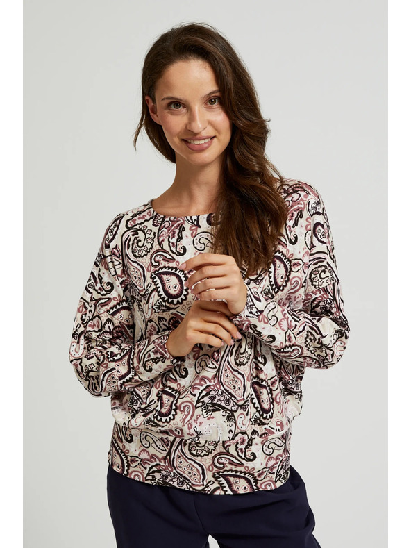 Moodo Svetlo bež ženski pulover