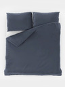 Kvalitex Saten Francoska posteljnina LUXURY COLLECTION 1+2, 220x200, 70x90cm temno siva