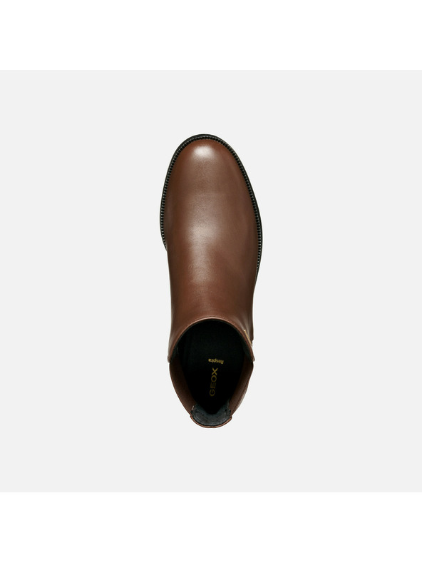 Geox Rjavi ženski gležnarji Geox Camexia NP ABX