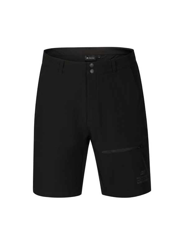 ALPINE PRO Moške softshell kratke hlače s cool dry ALPINE PRO BAK black