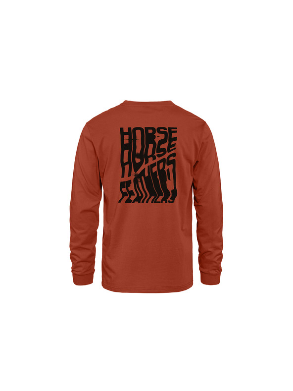 Horsefeathers Rdeča majica Xerox HORSEFEATHERS