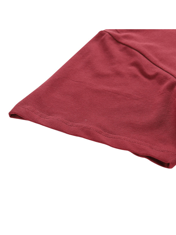 ALPINE PRO Moška bombažna majica ALPINE PRO SUMEK merlot različica pc