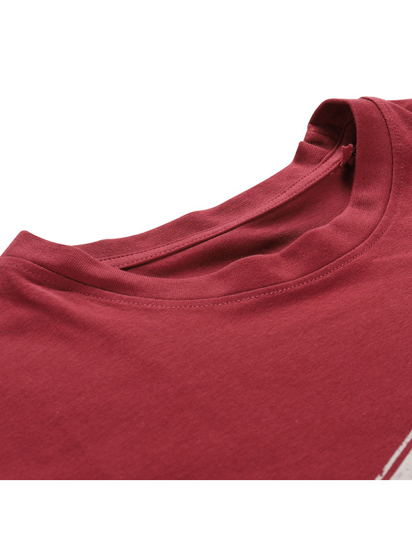 ALPINE PRO Moška bombažna majica ALPINE PRO SUMEK merlot različica pc