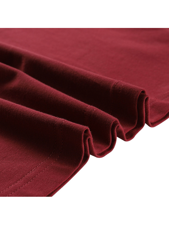 ALPINE PRO Moška bombažna majica ALPINE PRO SUMEK merlot različica pc