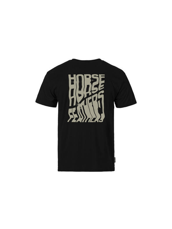 Horsefeathers Črna majica Xerox HORSEFEATHERS